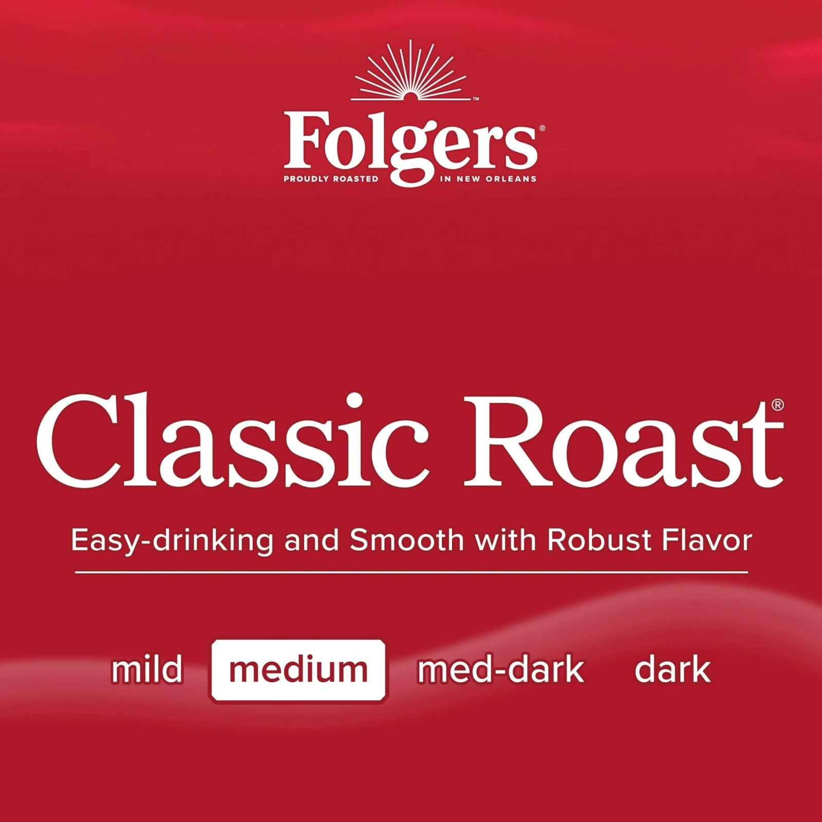 (2 pack) Folgers Classic Roast Ground Coffee, Medium Roast, 40.3 oz Canister gallery