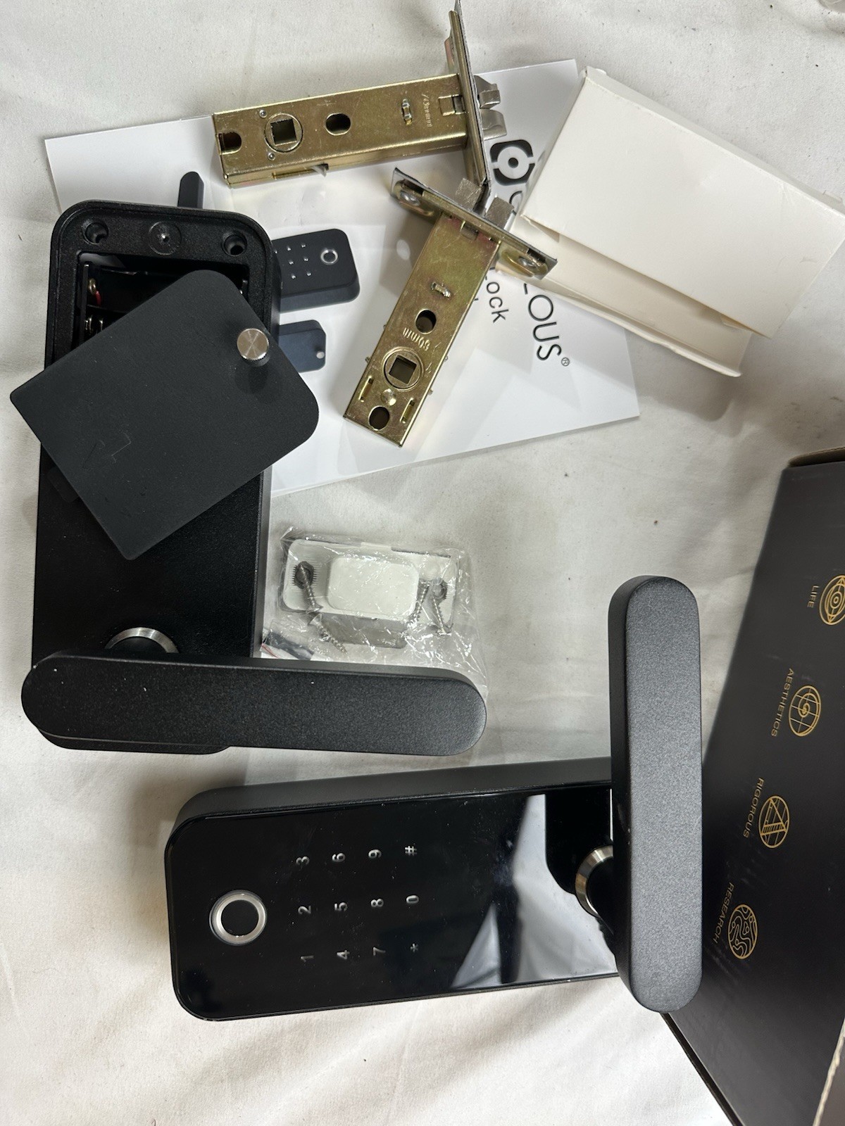Qoolous F11S Fingerprint & Biometric Smart Door Lock Keypad App Compatible gallery