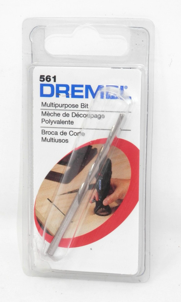 Dremel 561 Multi-Purpose Drill Bit • Wood Plastic Laminate Aluminum Vinyl 1/8"
