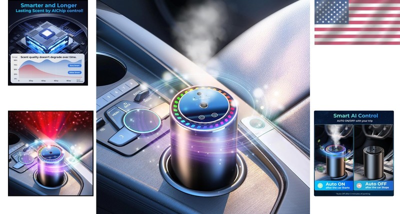 Smart Car & Home Diffuser: Long-Lasting, AI-Controlled Aromatherapy gallery