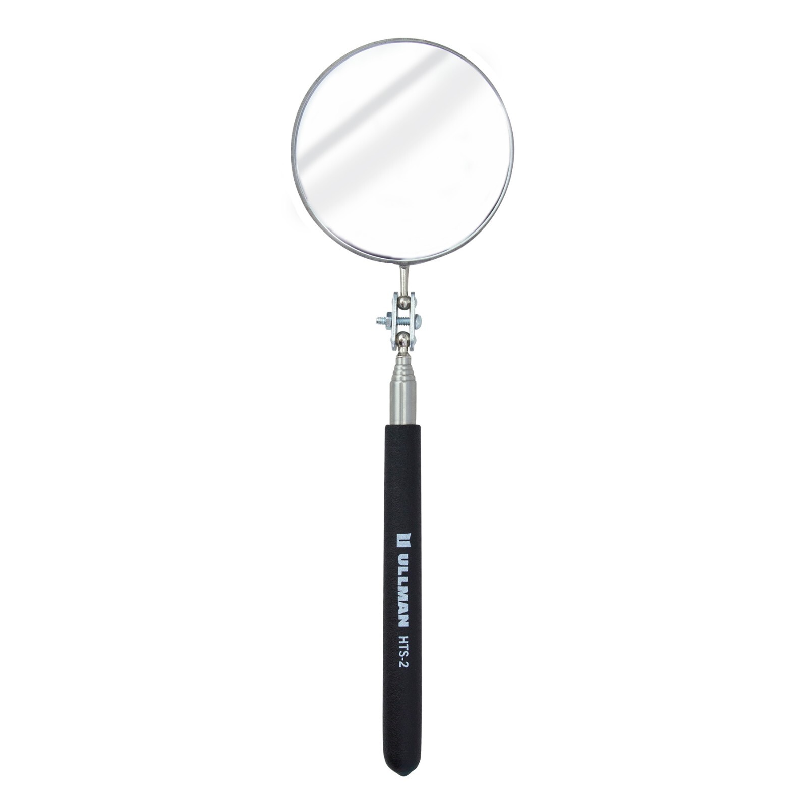 Ullman Telescoping Inspection Mirror Textured Grip 3-1/4 in. Dia. 6-29 in. Long gallery