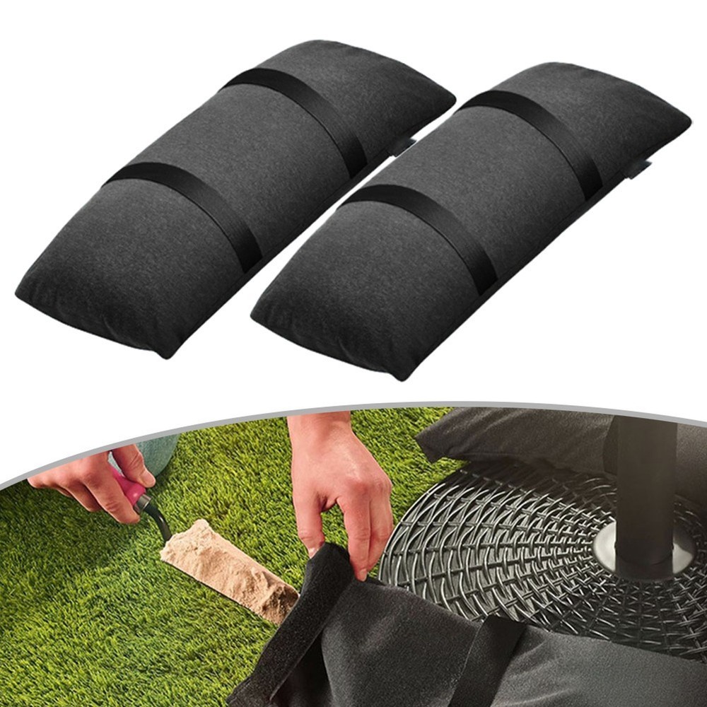 2x 49Lbs Canopy Umbrella Base Weights Sandbag for Outdoor Patio Garden Backyard