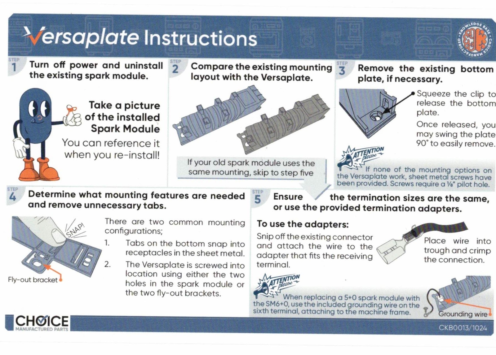 CMP 6+0 Universal Gas Range Spark Module for Frigidaire 808608804 GE WB13X26360 gallery