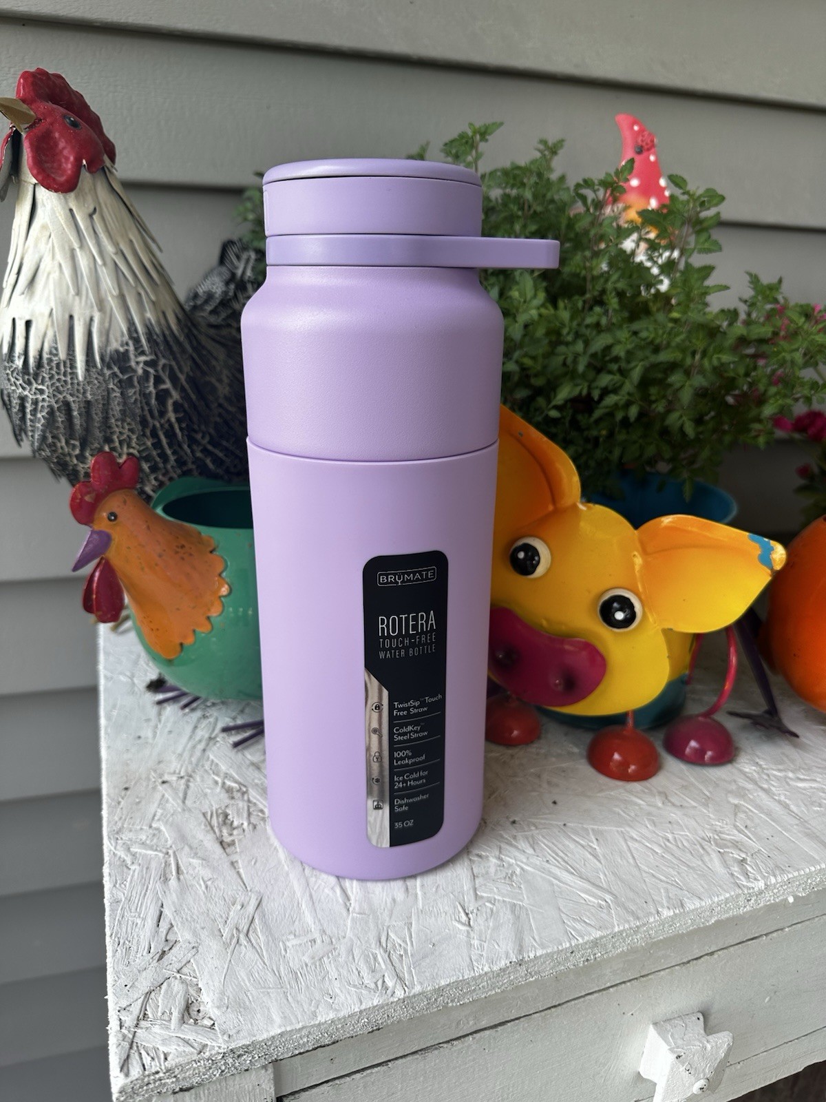 Brumate Rotera 35oz Lavender Touch-Free Straw Lid Limited Edition SOLD OUT gallery