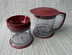 Ninja Master Prep Replacement 5 Cup Blender Pitcher & 2 Cup Chopper Bowl W/ Tops