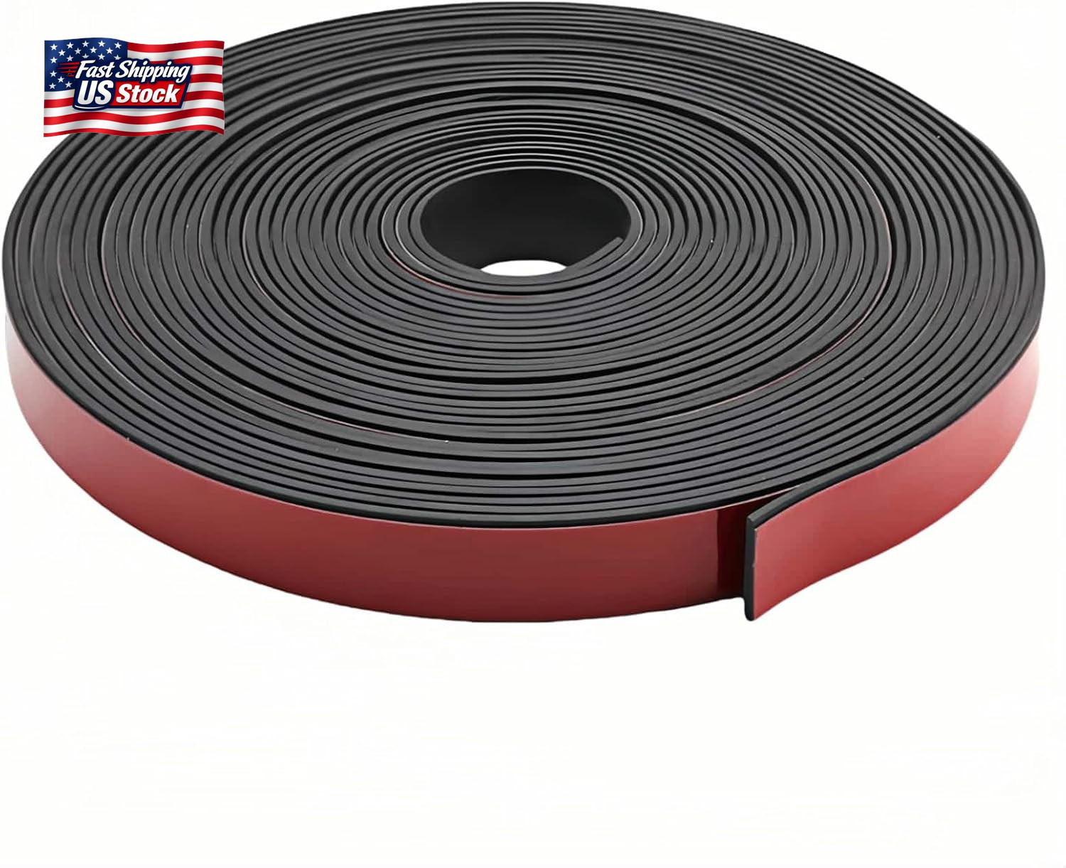 1" X 1/8" Thick Self-Adhesive Rubber Strip - Heavy Duty Weather Stripping,Soundp gallery