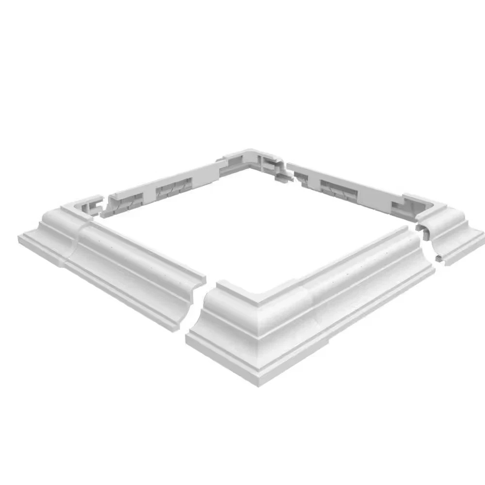 4 In. to 6 In. White Vinyl Adjustable Base Trim gallery