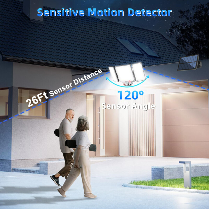 3000LM 280 LED Motion Sensor Solar Lights Outdoor IP65 Waterproof Security Lamp gallery