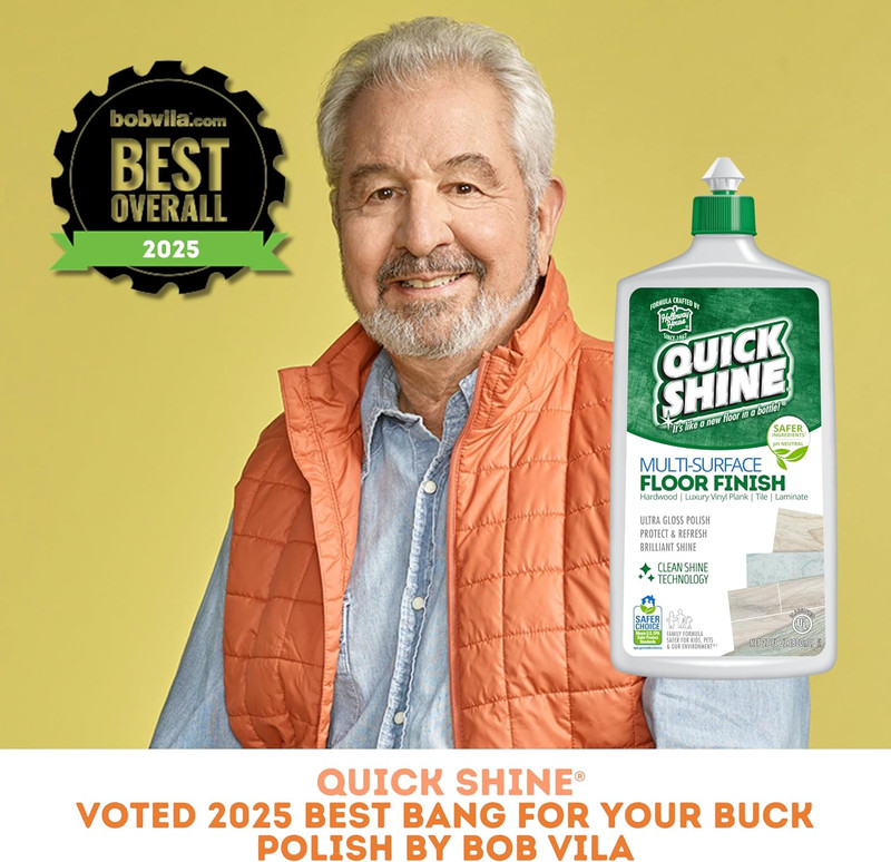 Quick Shine Multi Surface Floor Finish 27Oz, 2Pk | Cleaner & Polish to Use on H gallery