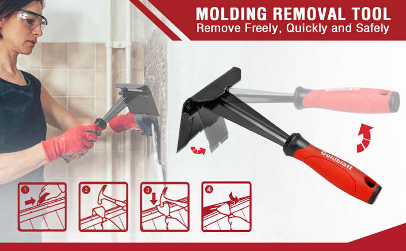 Goldblatt Trim Puller Removal Multi-Tool for Baseboard Flooring Removal Molding gallery