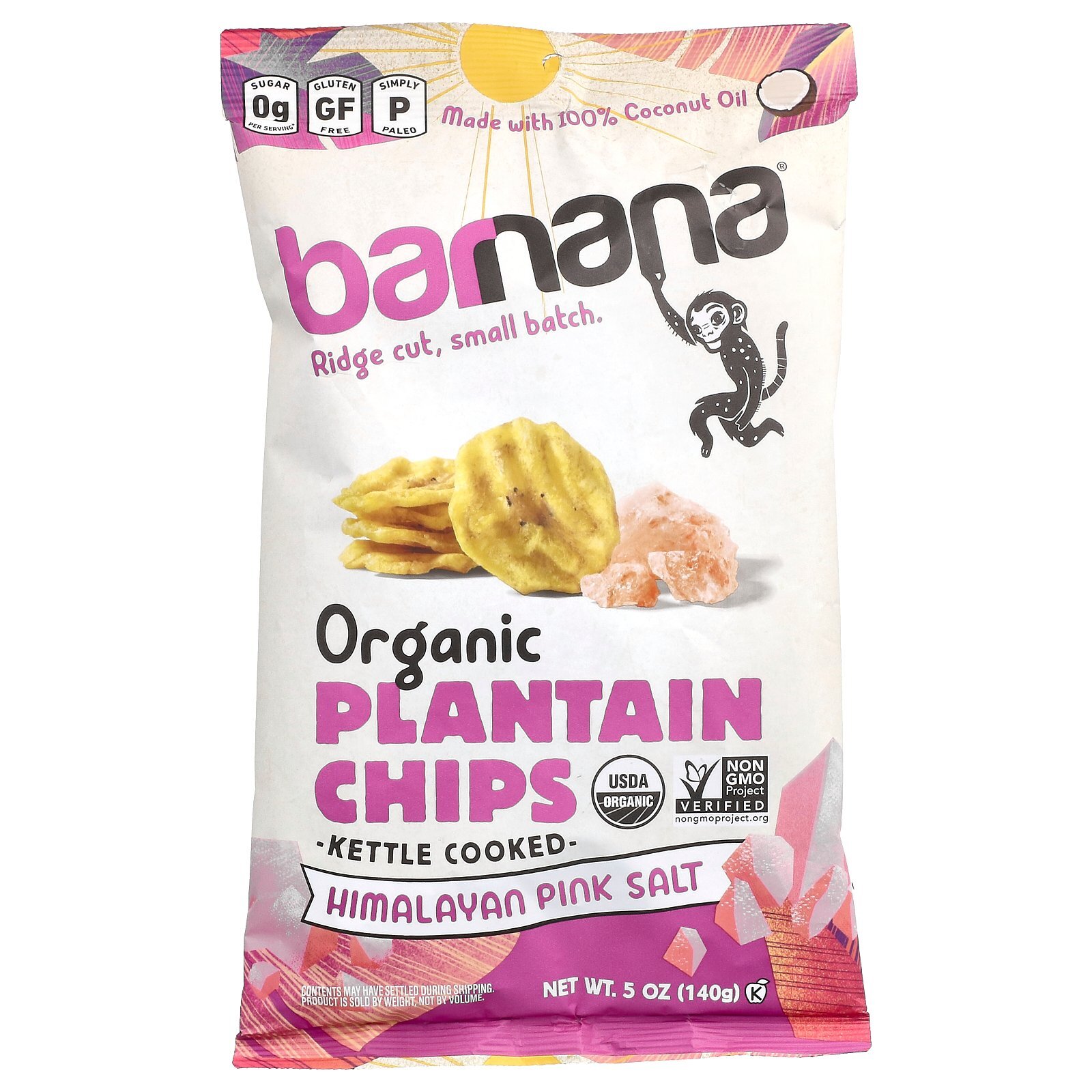 Organic Plantain Chips, Himalayan Pink Salt, 5 oz (140 g) gallery