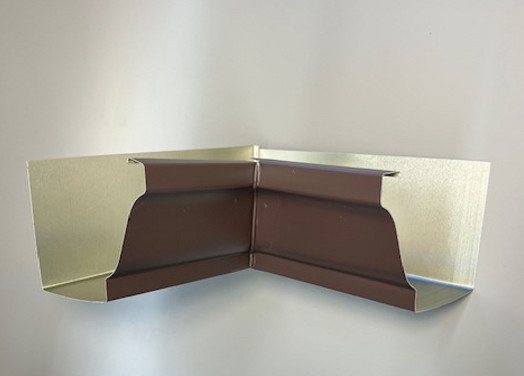 Gutter Box Miter 5" INSIDE Corner 90° | 21 COLOR CHOICES | 5K Gutter | K Style gallery