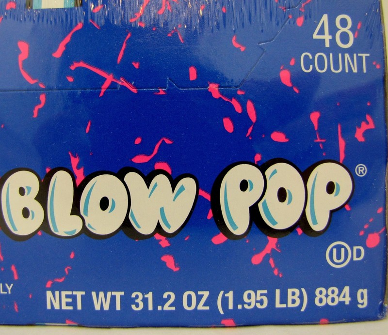 Charms Blow Pops Blue Raspberry Berry Suckers Candy Pop Bulk Lollipops 48 ct Box gallery