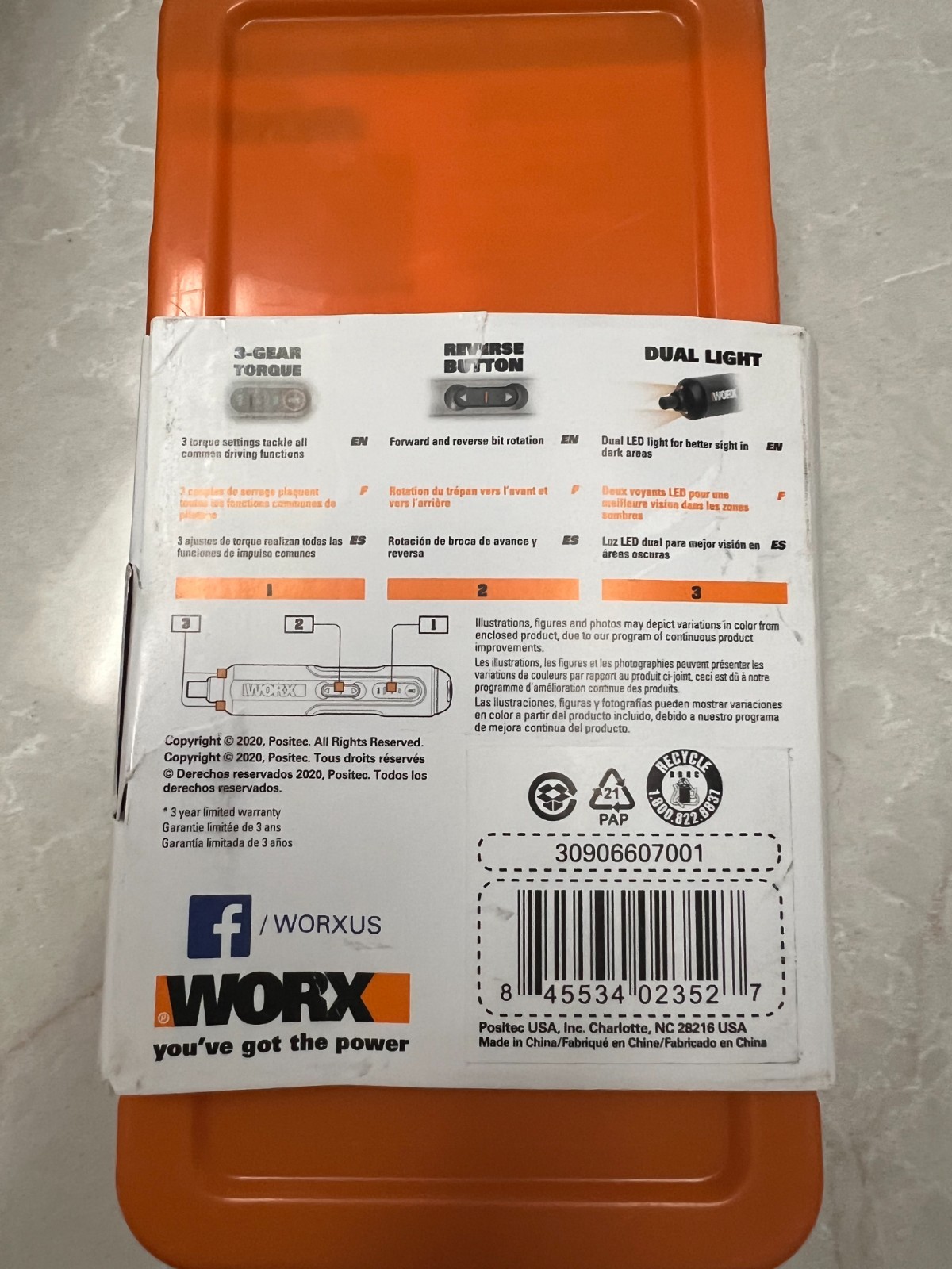 WORX 4-volt 1/4-in Cordless Screwdriver (Battery Included and Charger Included) gallery