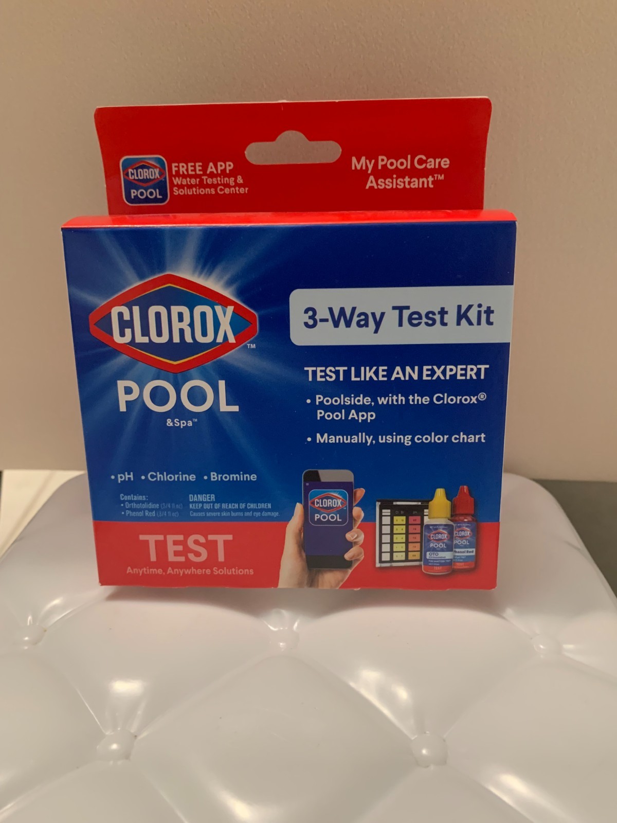 Clorox Pool & Spa 3-Way Water Test Kit for pH Chlorine Bromine SHIPS SAME DAY! gallery