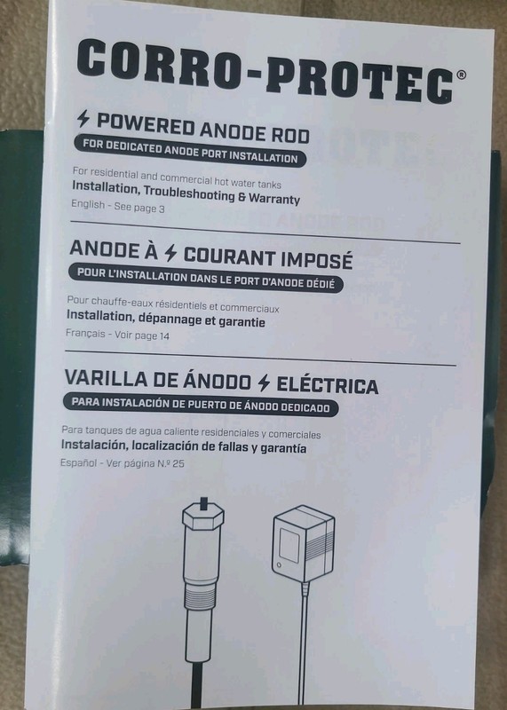 CORRO-PROTEC Powered Anode Rod For 40-89 Gal. Residential Water Heaters gallery