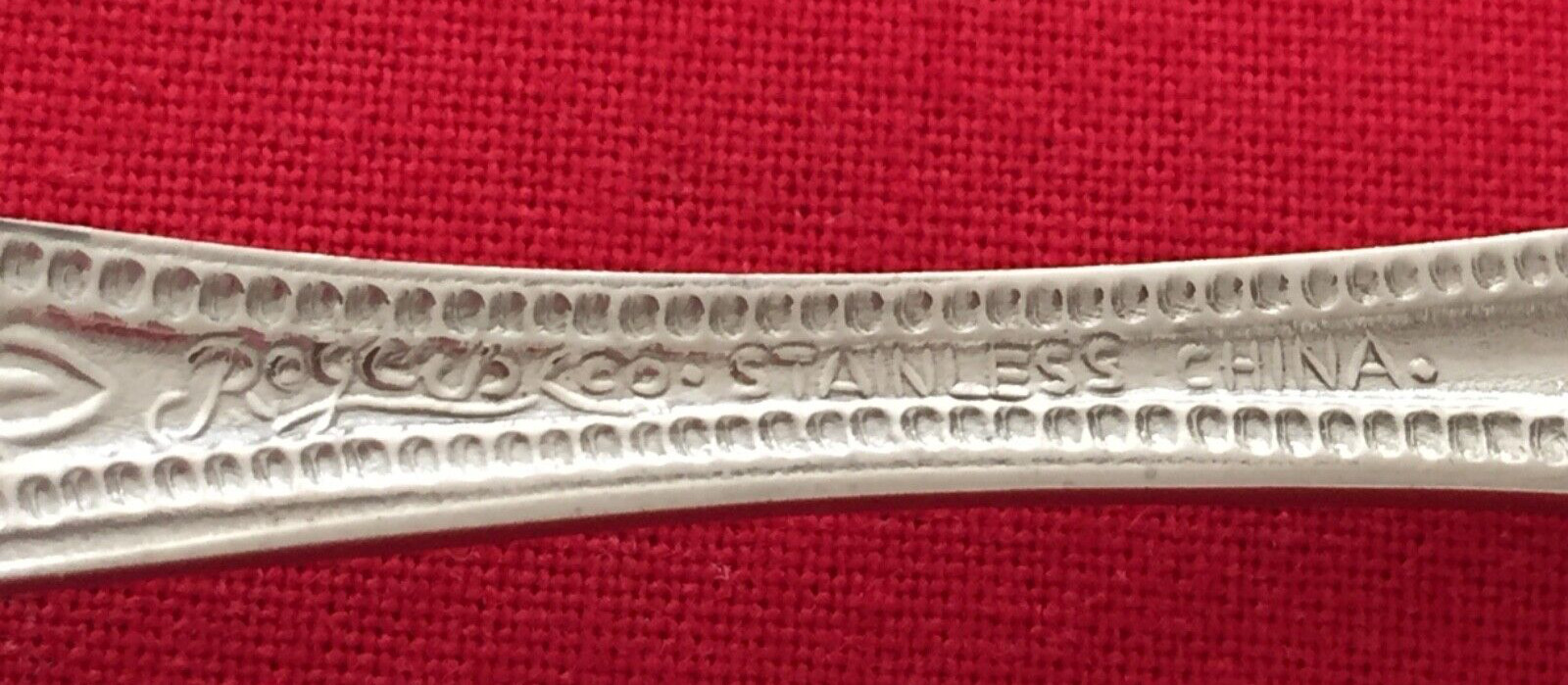 Rogers International SUMMER ROSE Dinner Fork 7 1/4" Stainless Steel Flatware gallery