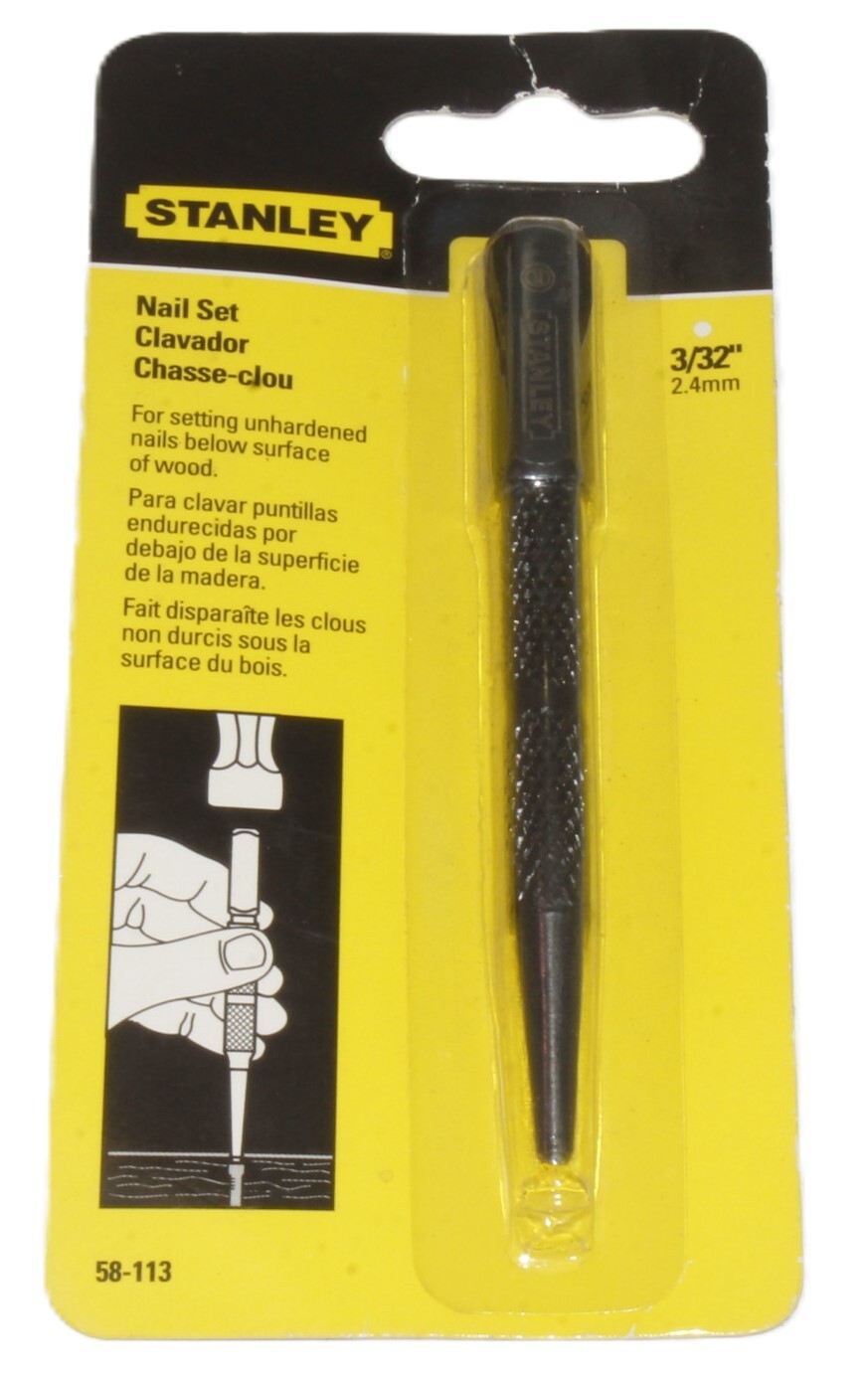 Stanley 58-113, Nail Set 3/32 Inch-Set Of Two gallery