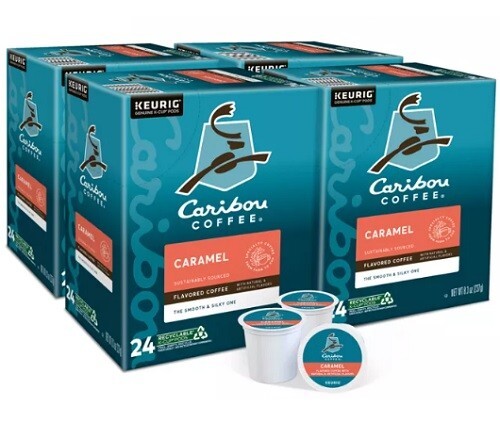 Caribou Coffee Caramel Coffee, Medium roast, 96 count. Free Shipping gallery