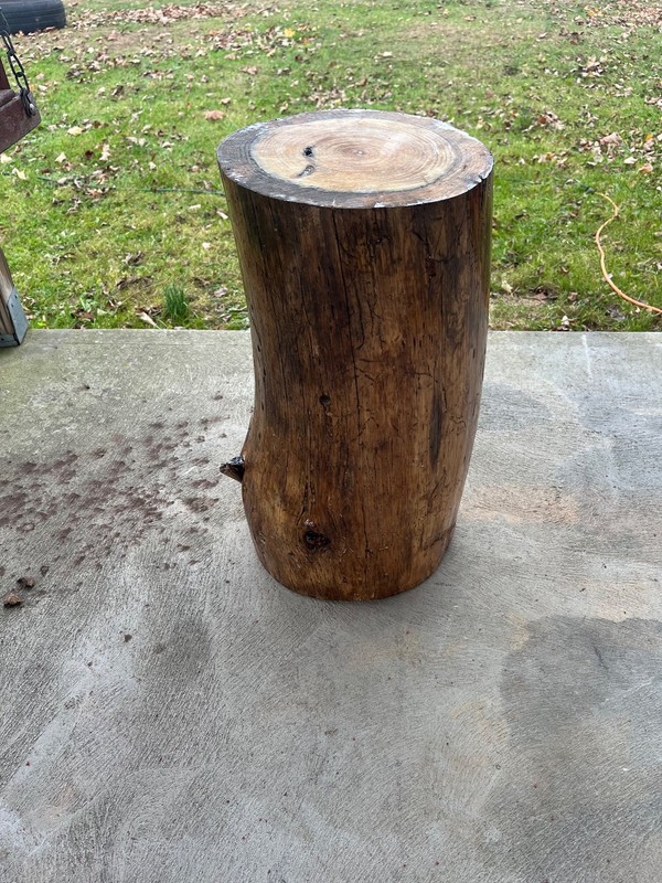 Tree Stump Stool, Natural Edge Side Table End Table gallery