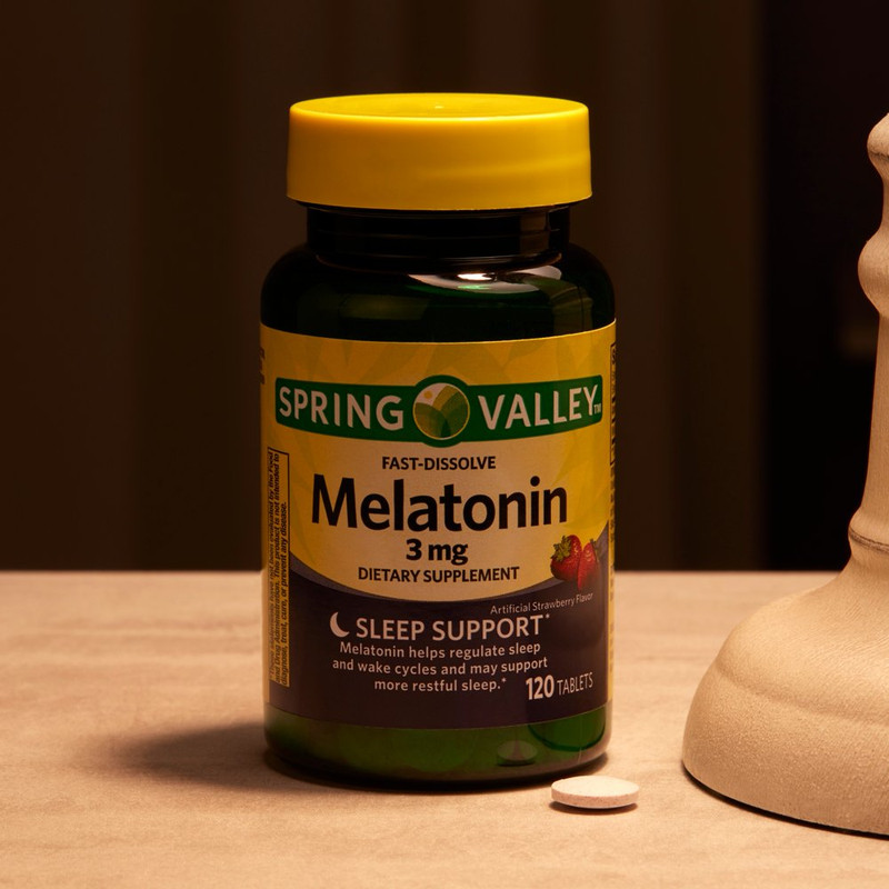 Spring Valley Fast-Dissolve Melatonin Dietary Supplement, 3 Mg, 120 Count gallery