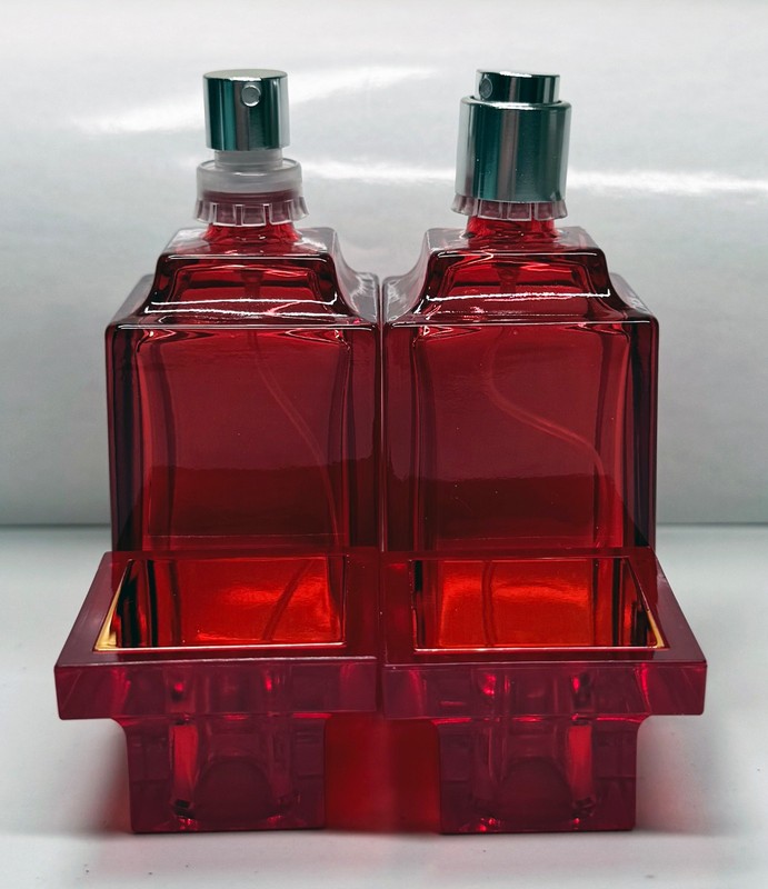 EMPTY 50ml Square Glass Perfume Bottle w/ Atomizer – New Unbranded Decant gallery