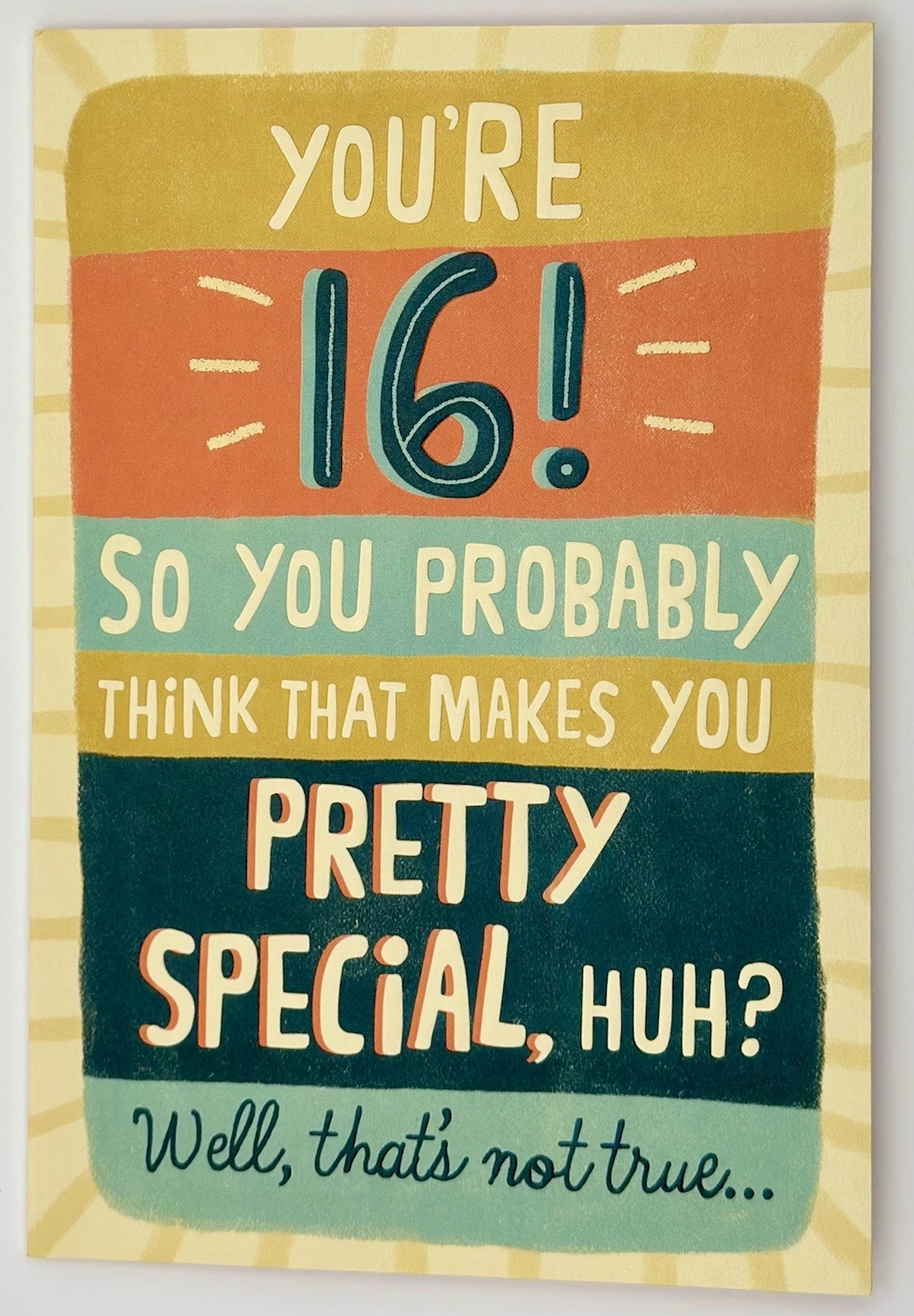 ** HAPPY 16TH BIRTHDAY GREETING CARD ** FOR SOMEONE SPECIAL / POP UP MESSAGE gallery