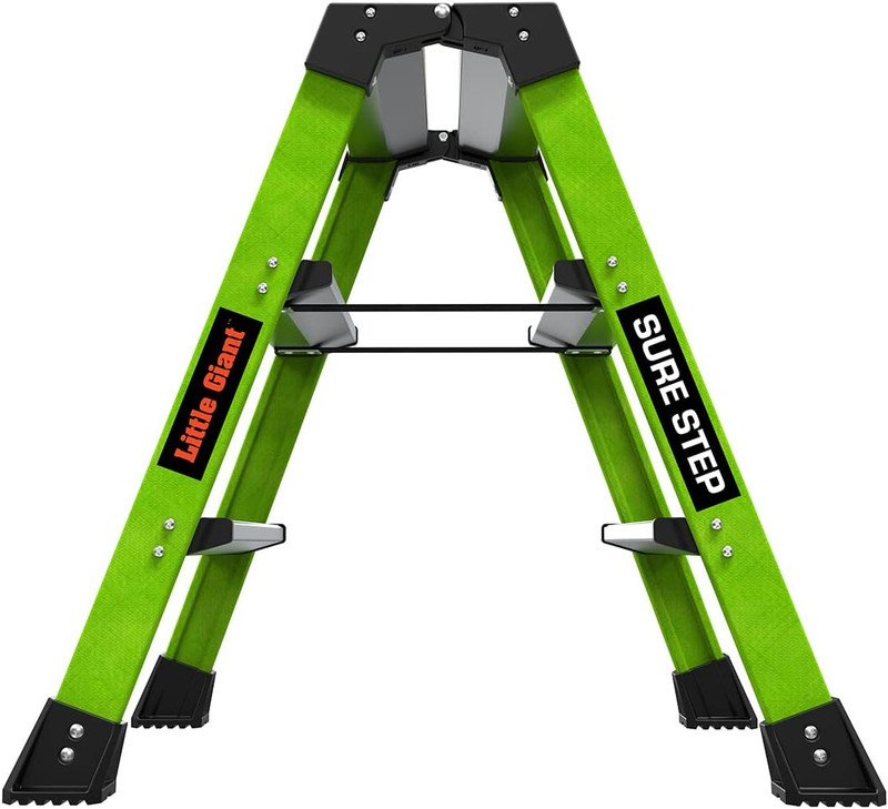 Ladders, Sure Step, 3-Step, Double-Sided Step Stool, Fiberglass, (11953), Type 1 gallery