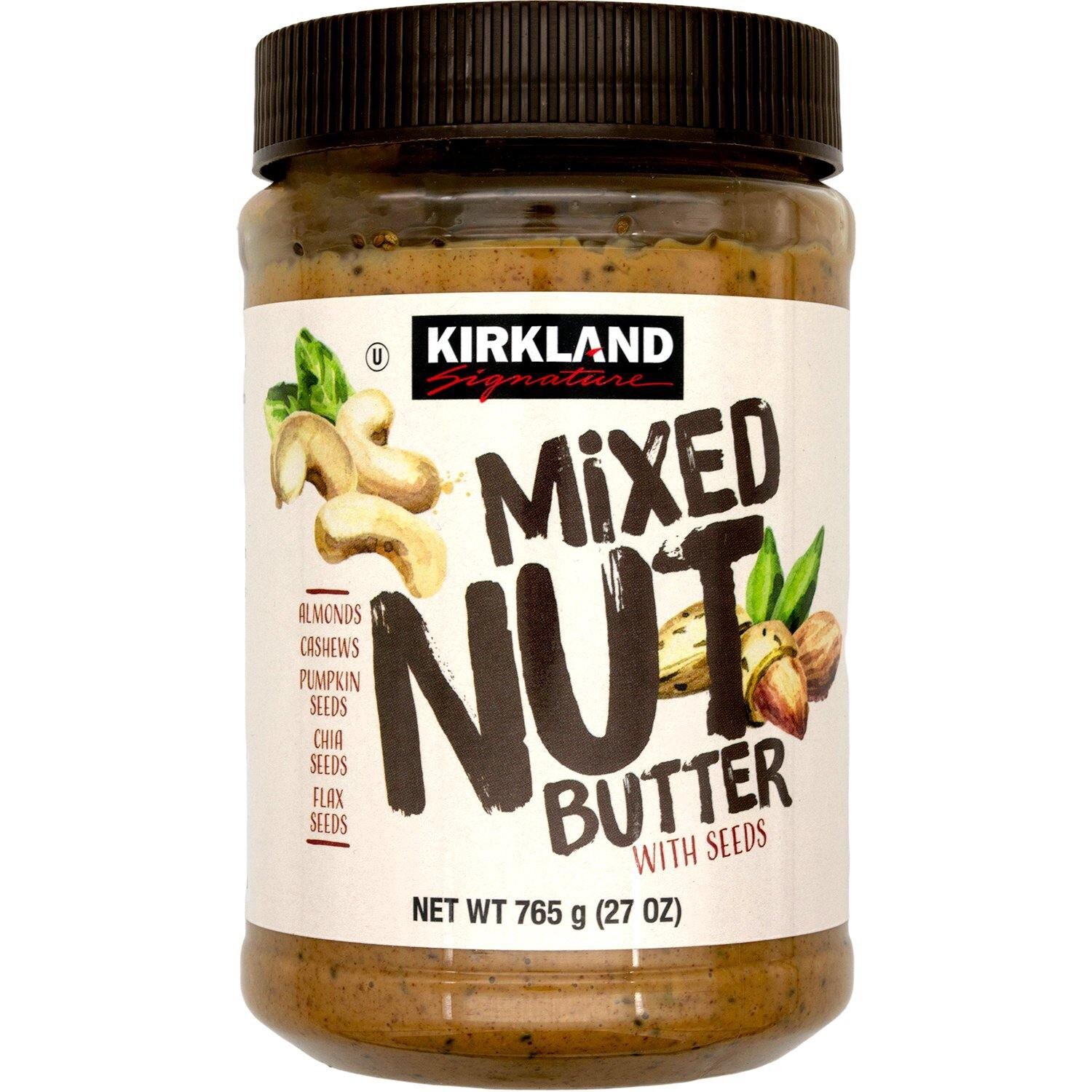 Kirkland Signature Mixed Nut Butter with Pumpkin Chia Flax Seeds, 27 Ounces gallery