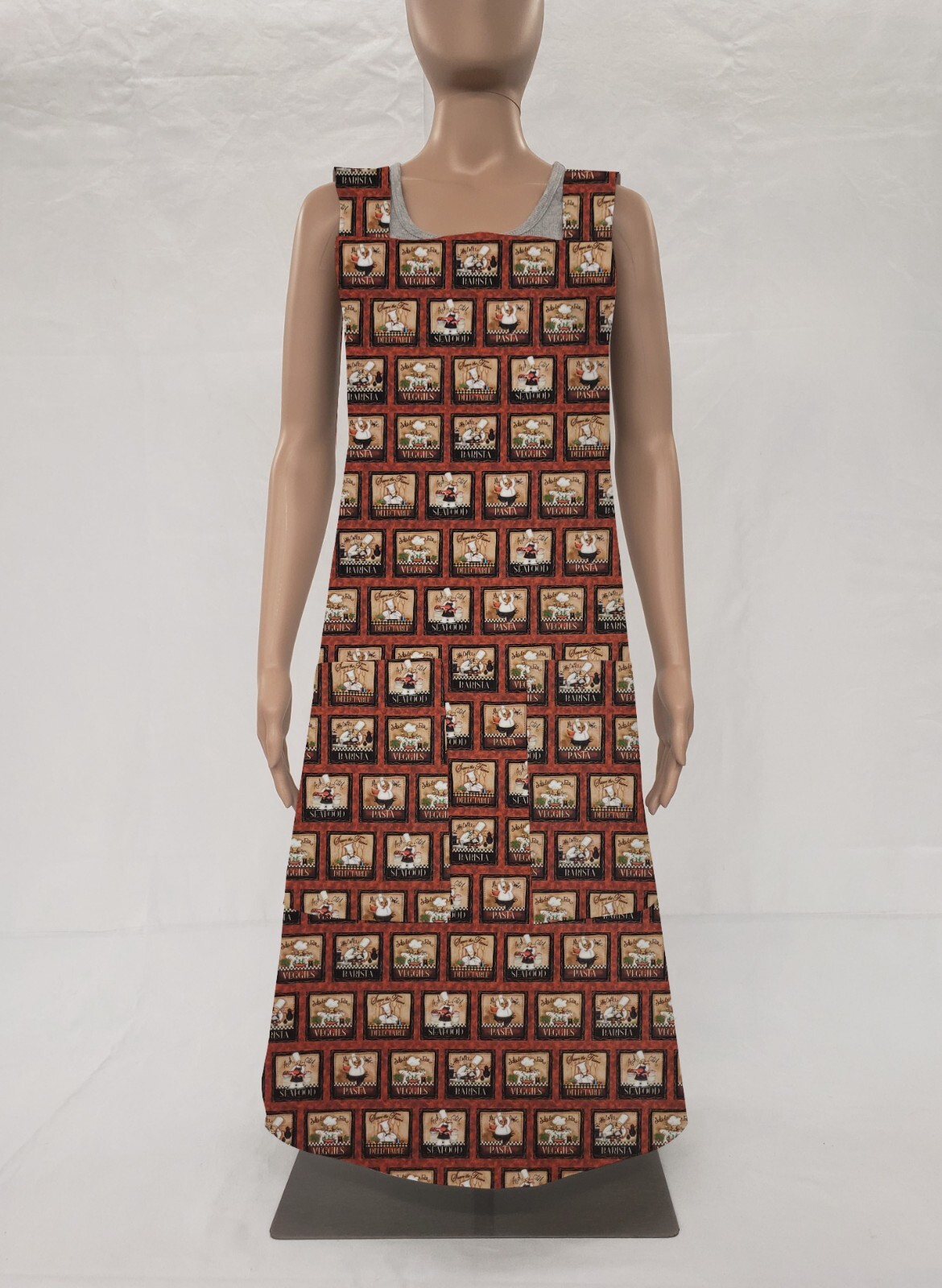 Fat Chefs Cross Back Apron (2 Patterns Available) gallery