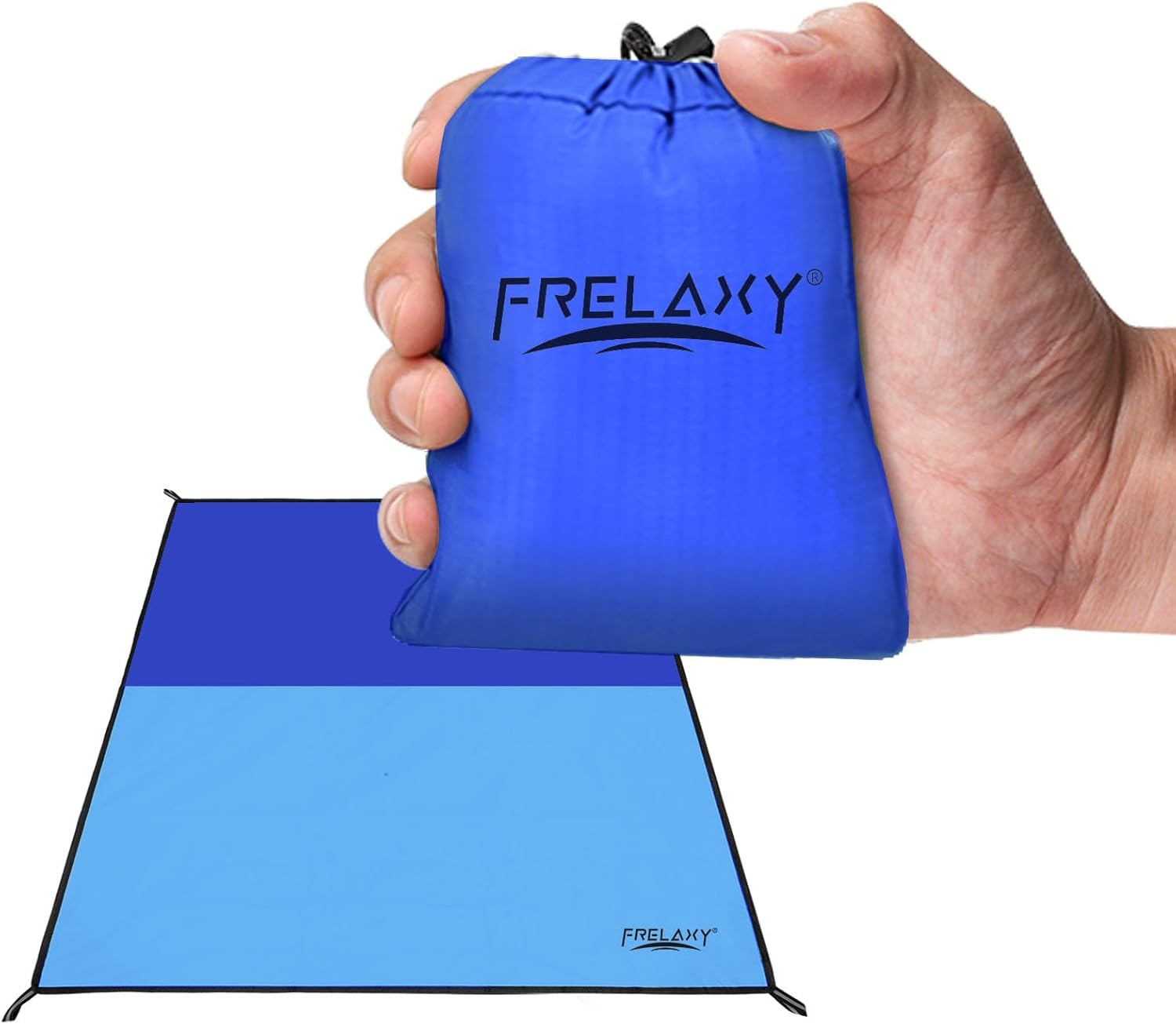 Pocket Picnic Blanket, Waterproof Sandproof Beach Mat, Compact Camping Tarp for gallery