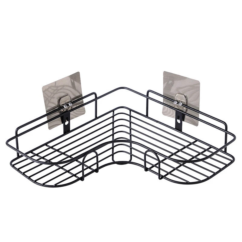 Triangular Corner Shower Caddy-Bathroom Bath Storage Organizer Shelf Rack gallery