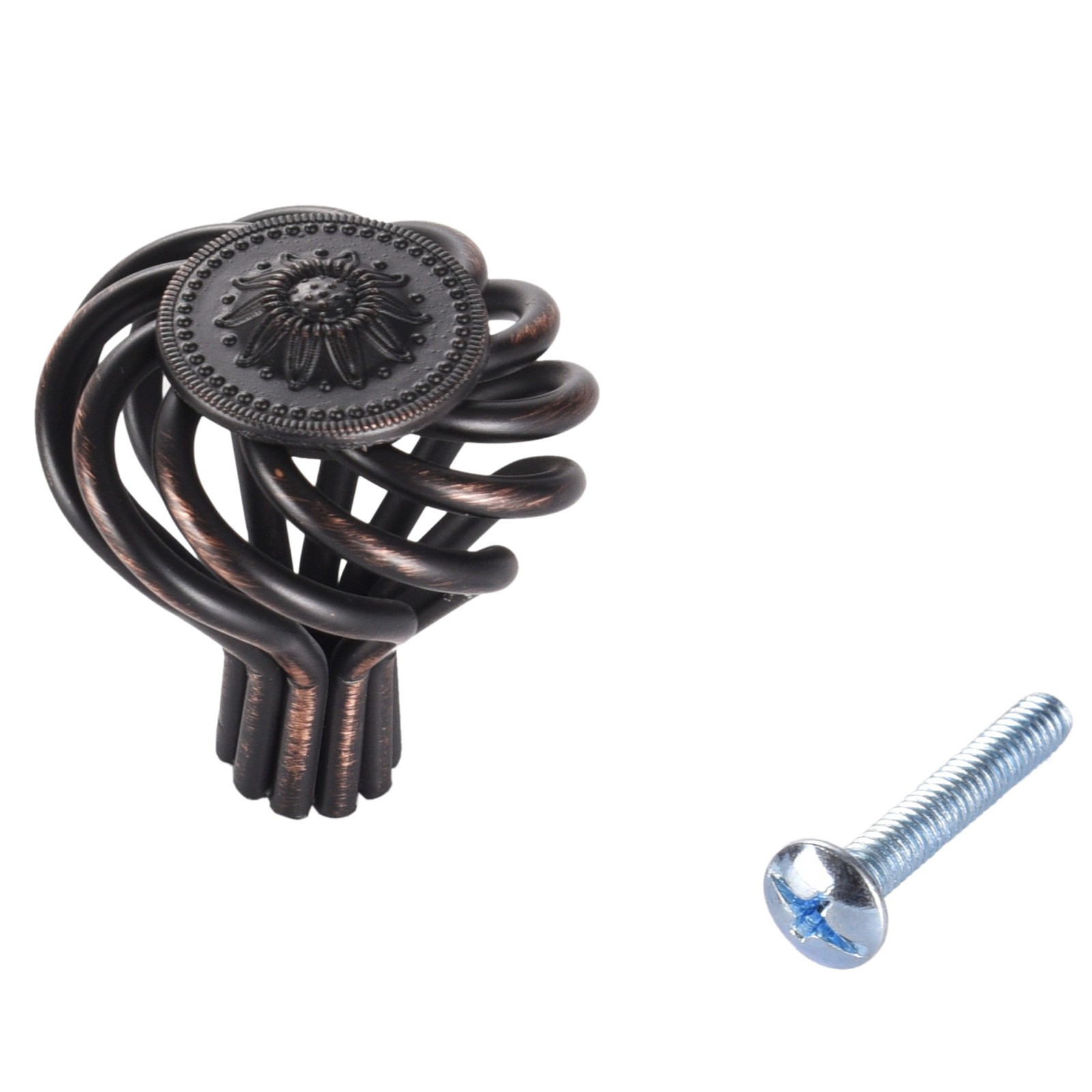 25 PCS Bird Cage Birdcage Flower Kitchen Cabinet Knobs Bronze 35MM 1 3/8 895ORB gallery