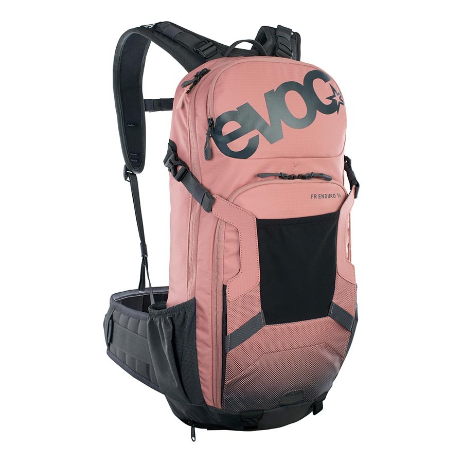 EVOC FR Enduro Protector Backpack 16L with Removable Back Protector, Helmet