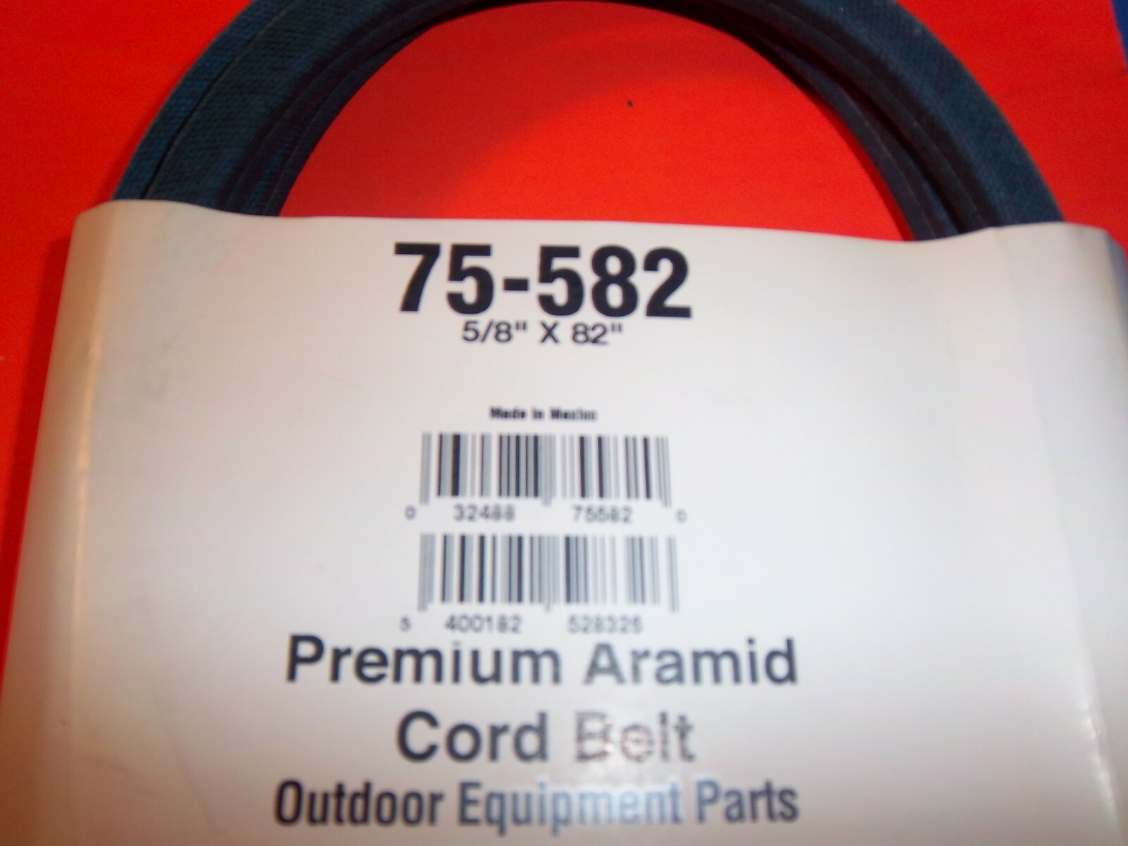 NEW Oregon 75-582 82" Premium Wrapped Belt 5/8" Aramid Cord gallery