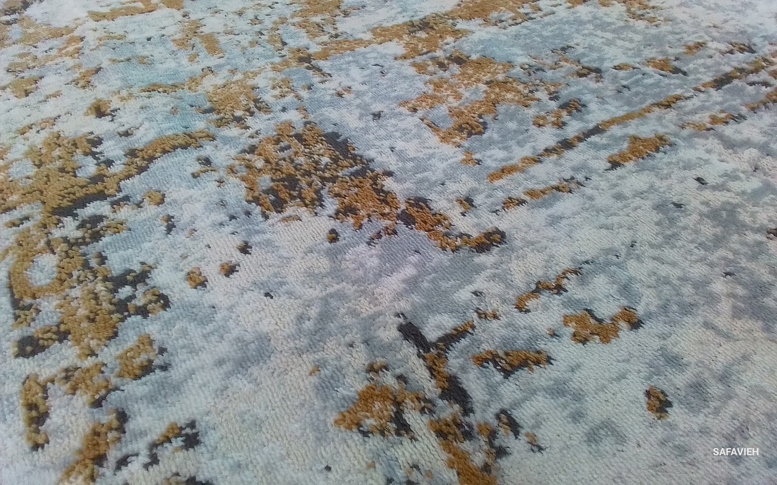 GREY / GOLD 6'-7" x 9'-2" Back Stain Rug, Reduced Price 1172800247 SHV723G-7 gallery