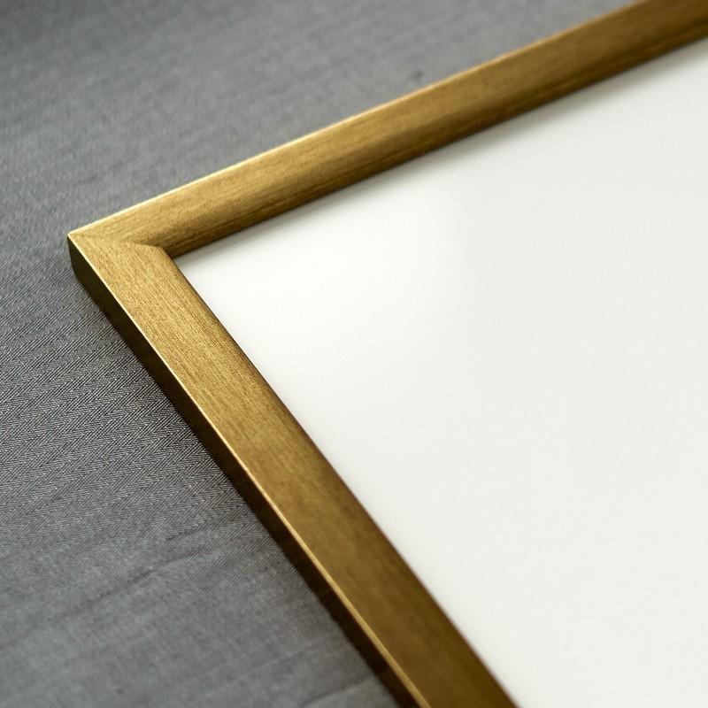 Comic Frame for Silver Age Comics - Bronze Wood with Black Mat, 18 Frame Sizes gallery