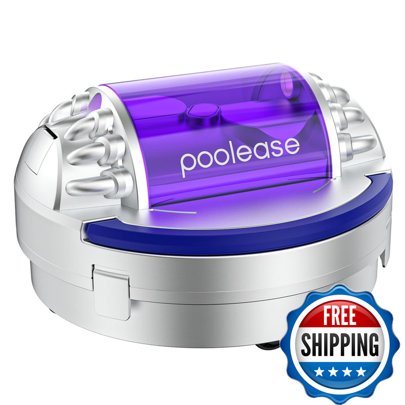 Poolease X1 Cordless Robotic Pool Vacuum Automatic Pool Cleaner 45W Dual-Motor gallery