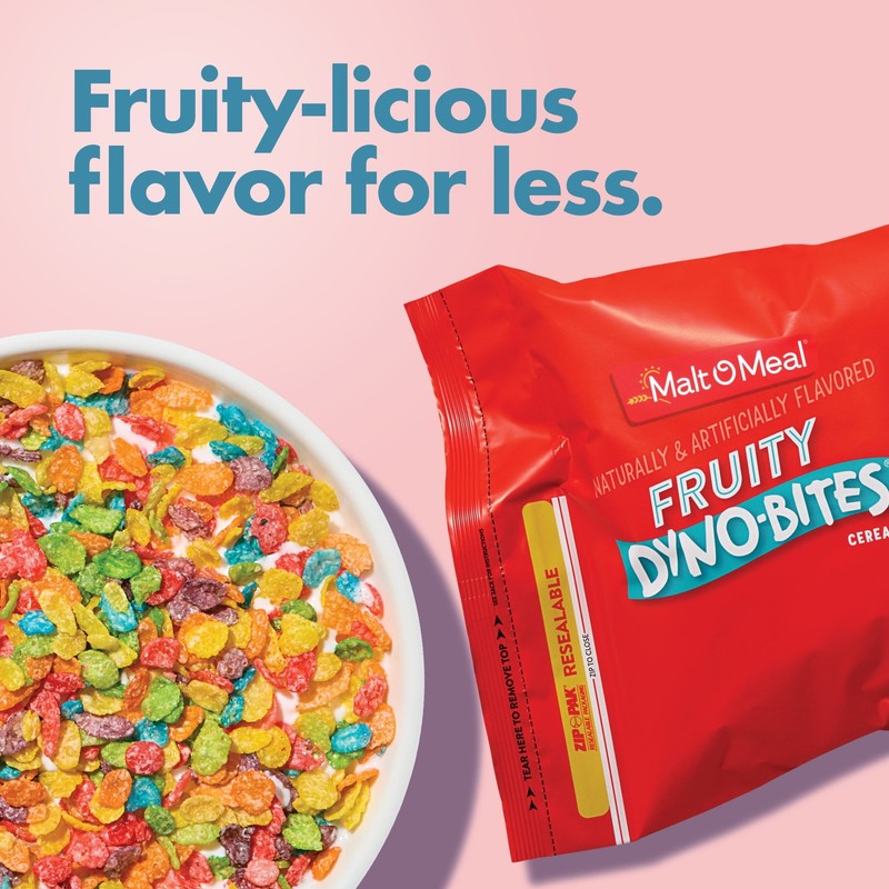 Fruity Dyno Bites Gluten Free Breakfast Cereal, 61 oz Resealable Bag gallery