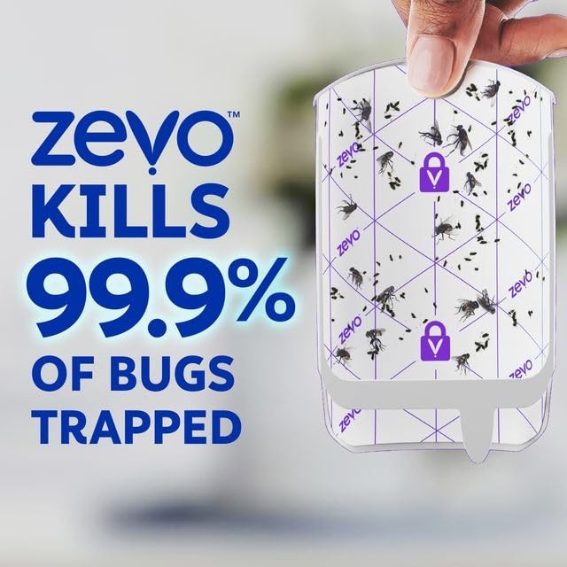 Zevo 2 Flying Insect Traps & 2 Refill Cartridges Plug in Fly Trap & Indoor Bug gallery
