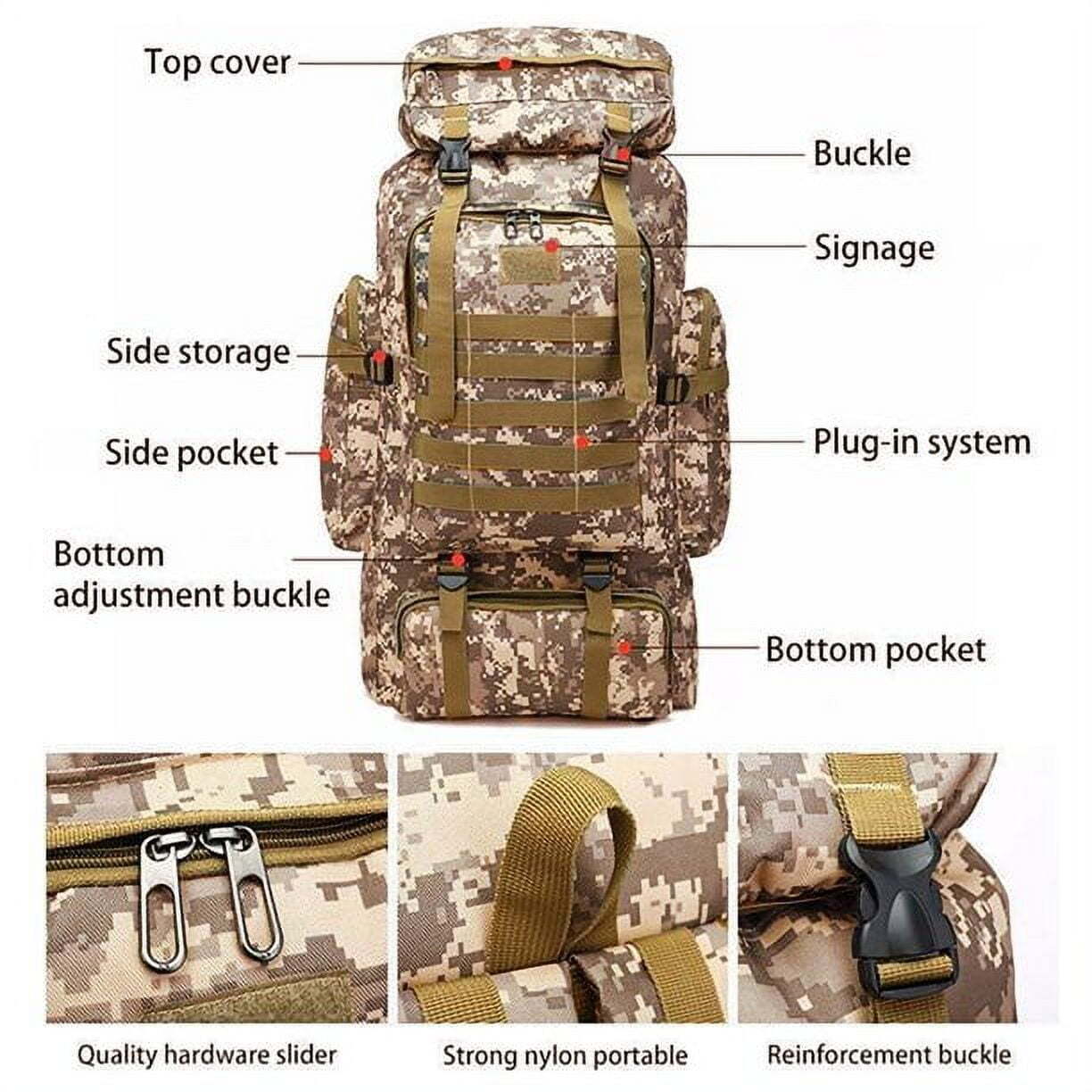 Boriyuan Trailblazer 80L Waterproof Expedition Pack 3