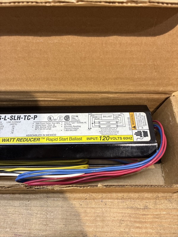 Universal Lighting Technologies Rapid Start Ballast 446-L-SLH-TC-P 120V 60HZ FS! gallery