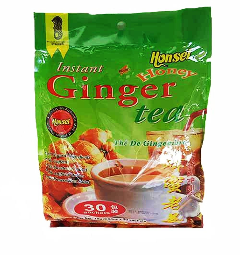 Instant Ginger Honey Tea 30 Sachets 18G/0.63oz- Product of Singapore gallery