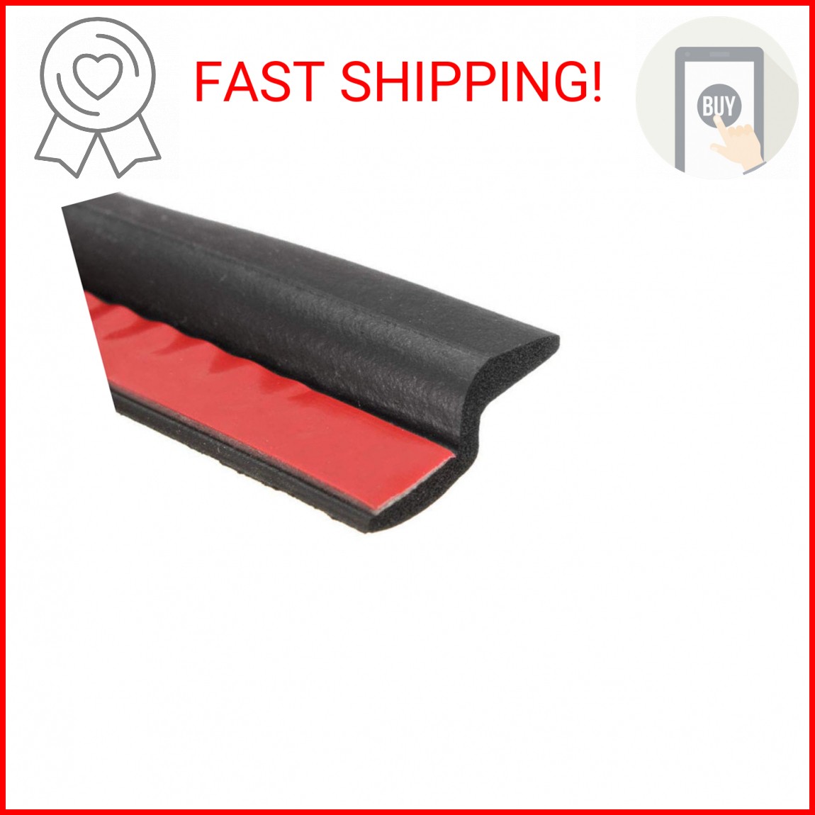 ESUPPORT 157" 4M Z Shape Car Door Window Trim Edge Moulding Rubber Weatherstrip gallery