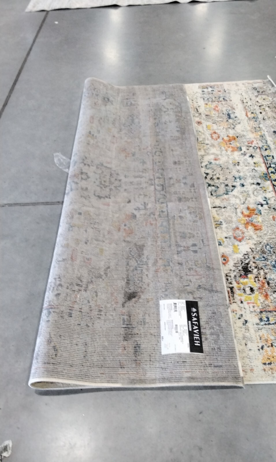 CREAM 6'-7" X 6'-7" Square Back Stain Rug, Reduced Price 1172724683 MAD474B-7SQ gallery