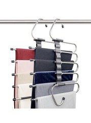 Magic Pants Hangers Space Saving 2 Pack For Closet Multiple Layers Multifunction