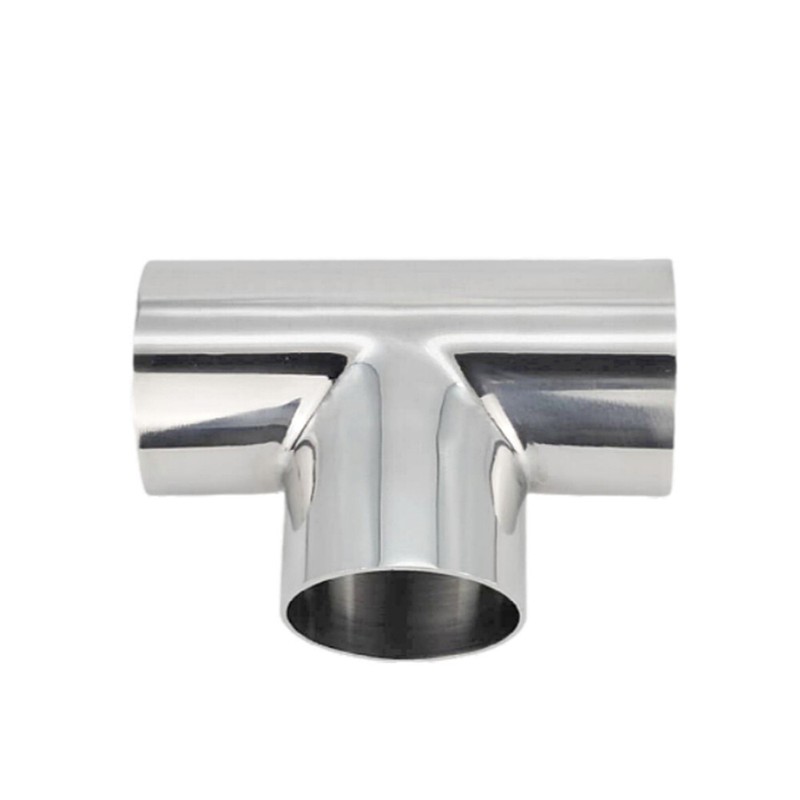 Stainless Steel Welded Equal Diameter Tee Exhaust T-Piece 19-159mm Pipe Fitting gallery