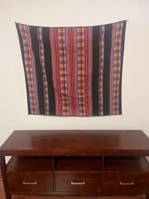 Authentic Peruvian Aguayo Blanket - Handwoven Andean Textile gallery