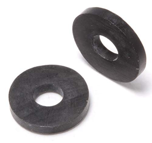 100 Pack EPDM Rubber Flat Washers, 5/8" OD, 3/32" Thickness - UV 1/4" x 5/8" OD gallery