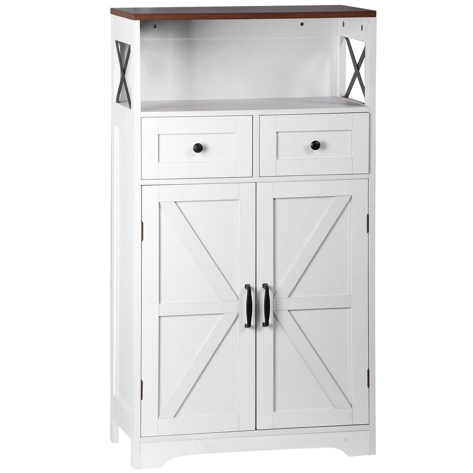 Multi-Use Storage Cabinet with Shelves & Drawers Ideal for Living Room, Bedroom gallery